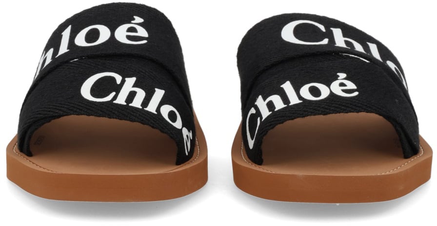 Chloé SANDAL "WOODY" Zwart