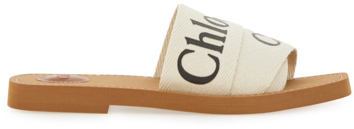 Chloé SANDAL "WOODY" Wit