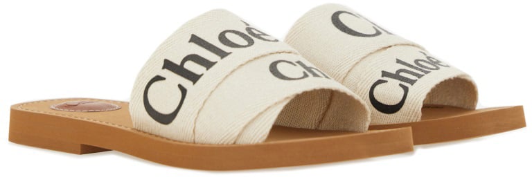 Chloé SANDAL "WOODY" Wit