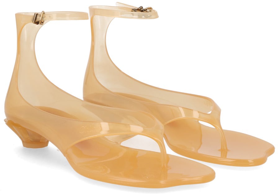 Chloé SANDALO "CHLOÈ JELLY" Beige