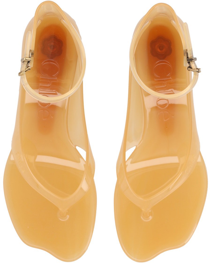 Chloé SANDALO "CHLOÈ JELLY" Beige