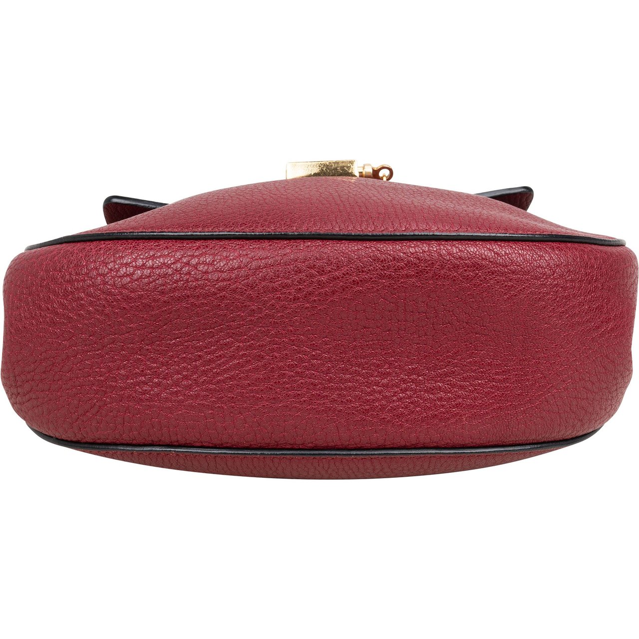 Chloé Chloé Bordeaux Leather Drew Crossbody Bag Rood
