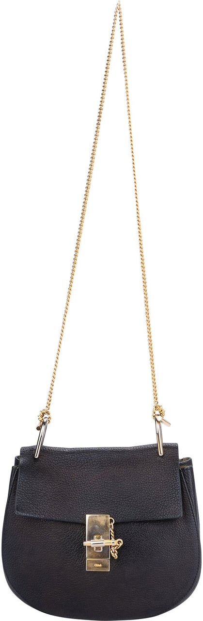 Chloé Chloé Leather Drew Crossbody Bag Divers