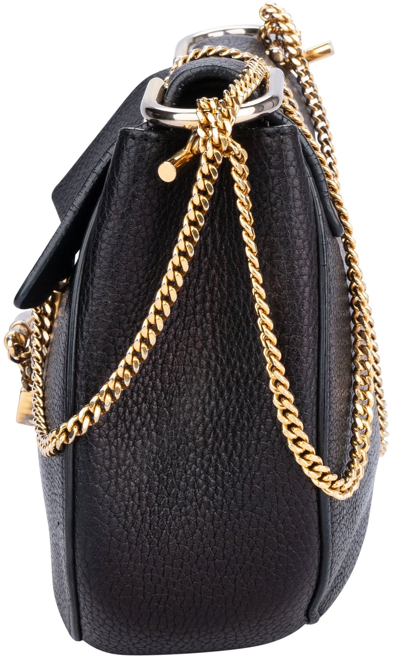 Chloé Chloé Leather Drew Crossbody Bag Divers