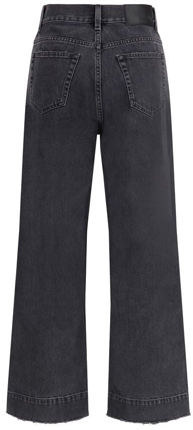 Chloé Black Cotton High-Waisted Jean Zwart