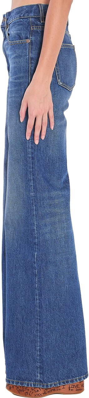 Chloé Wide-leg Jeans Blauw