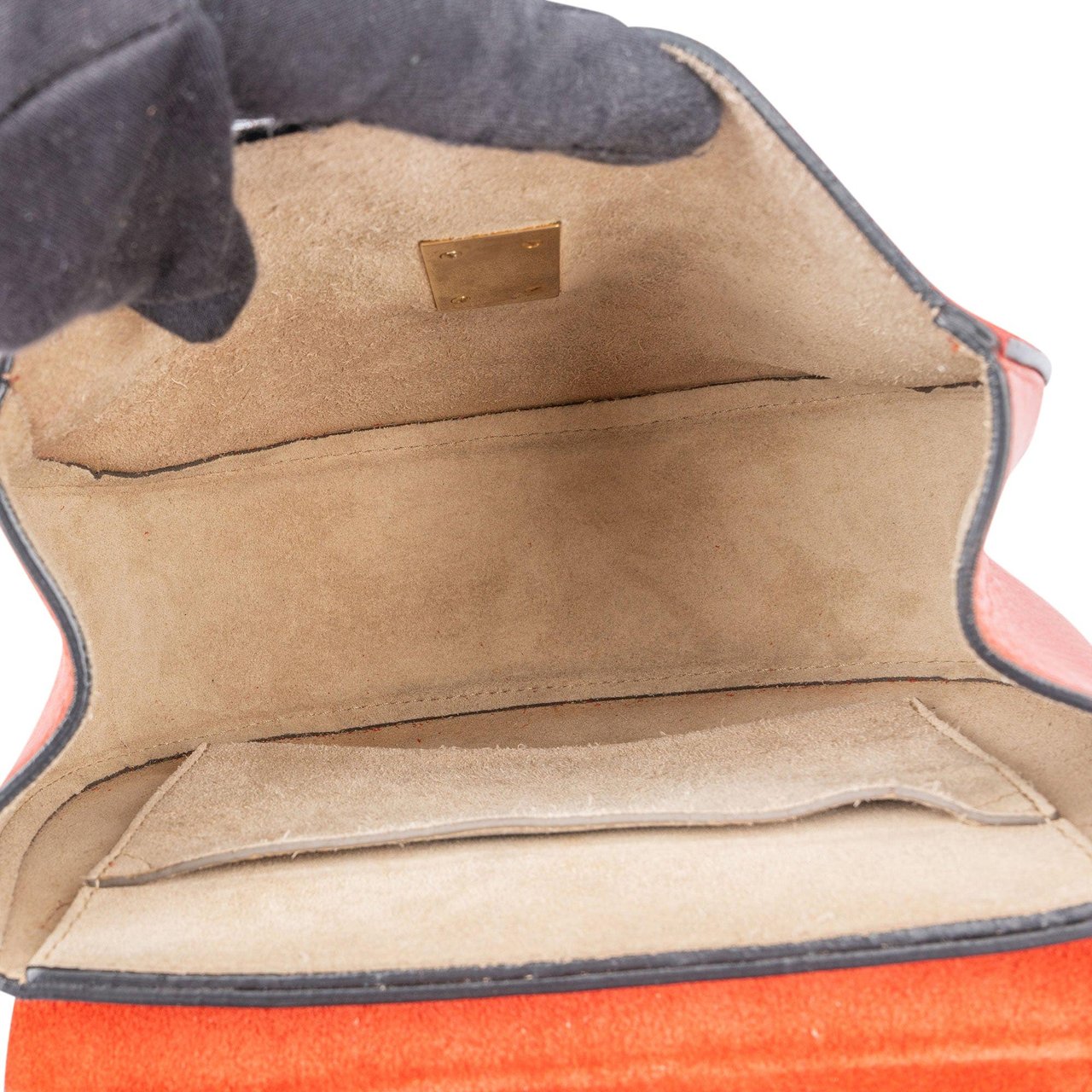 Chloé Chloé Rouge Leather Drew Crossbody Bag Rood