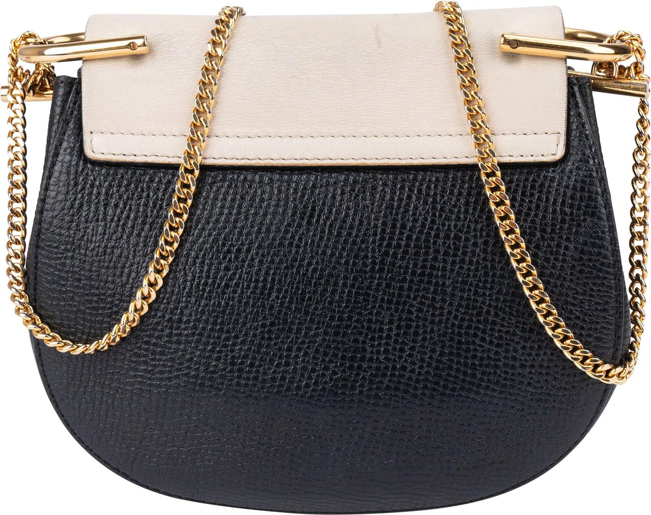 Chloé Chloé Leather Drew Crossbody Bag Blauw