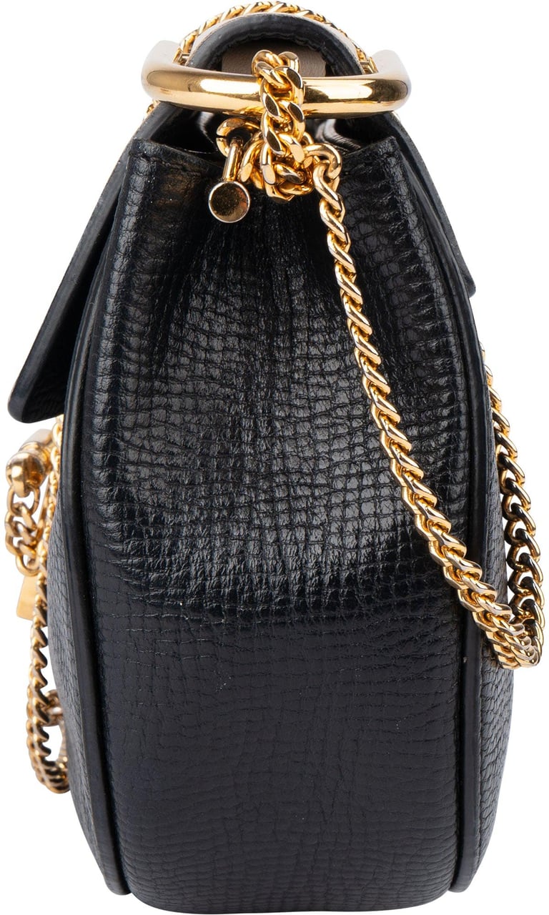 Chloé Chloé Leather Drew Crossbody Bag Blauw