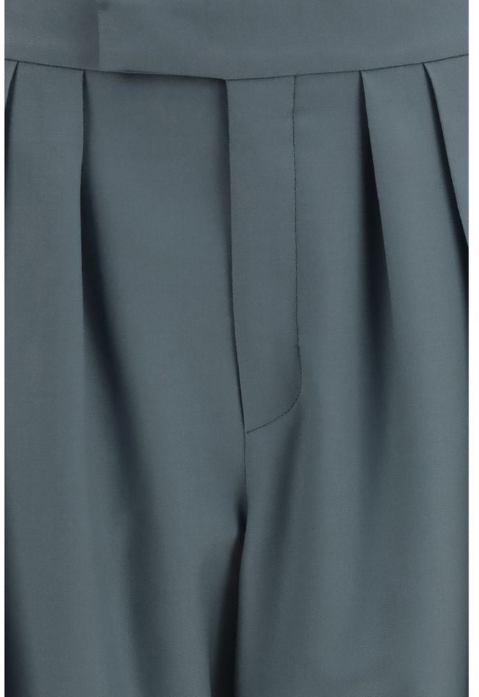 Chloé Bicolor Wool Oves Aries Dress Pants Divers