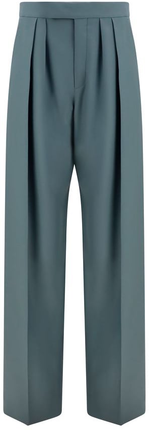 Chloé Bicolor Wool Oves Aries Dress Pants Divers