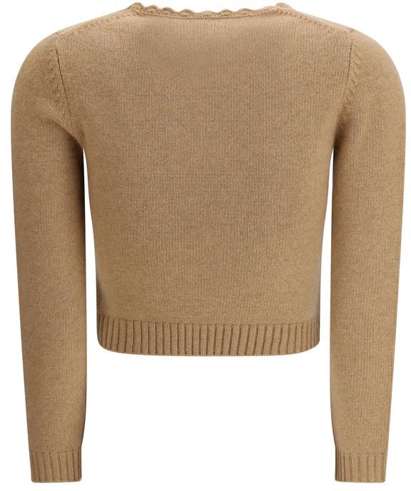 Chloé Brown Wool Sweatshirt Bruin