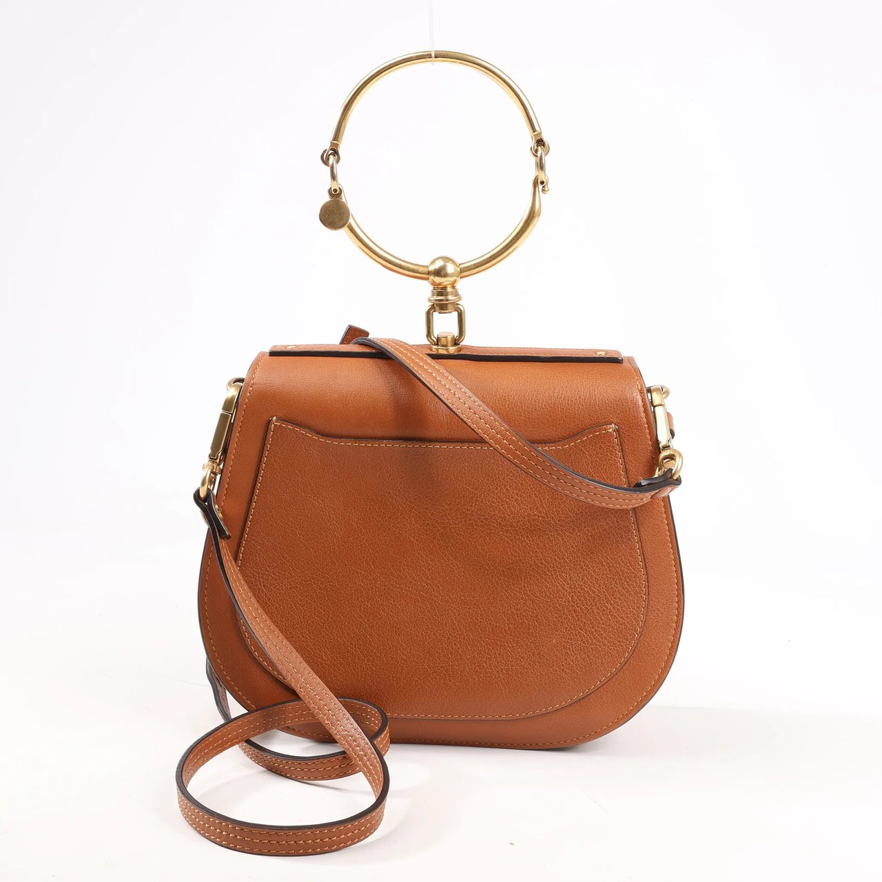 Chloé CHLOE Nile Leather Small 2Way Shoulder Bag in Brown Bruin