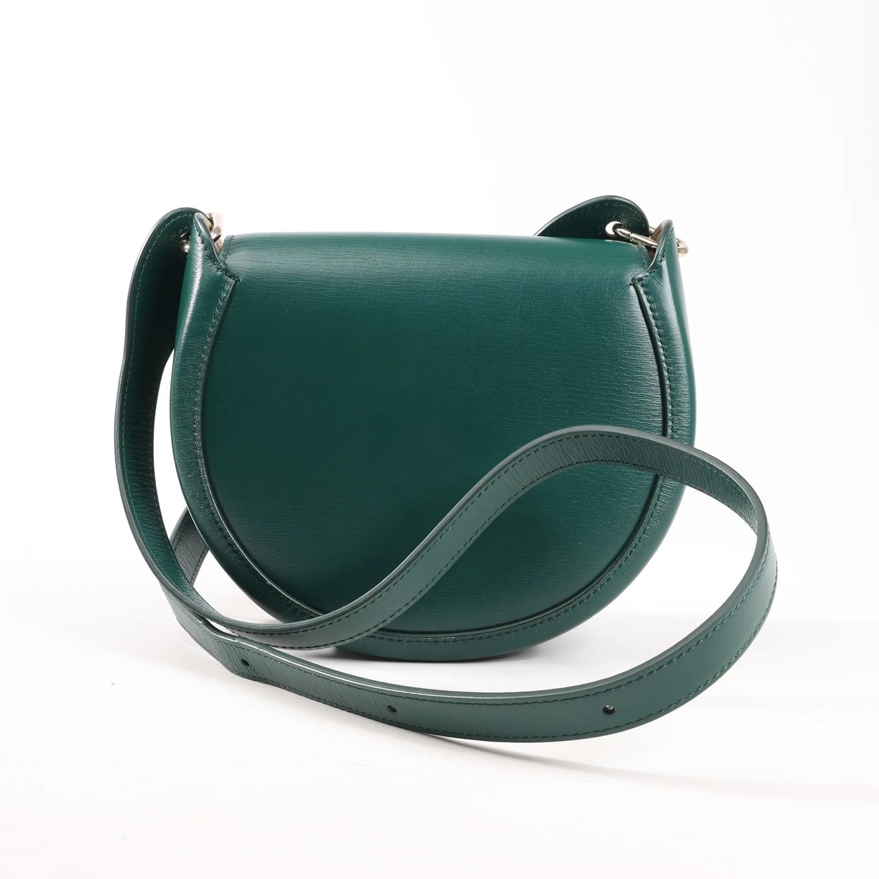 Chloé Chloe Arlène Leather Shoulder bag in Green Groen