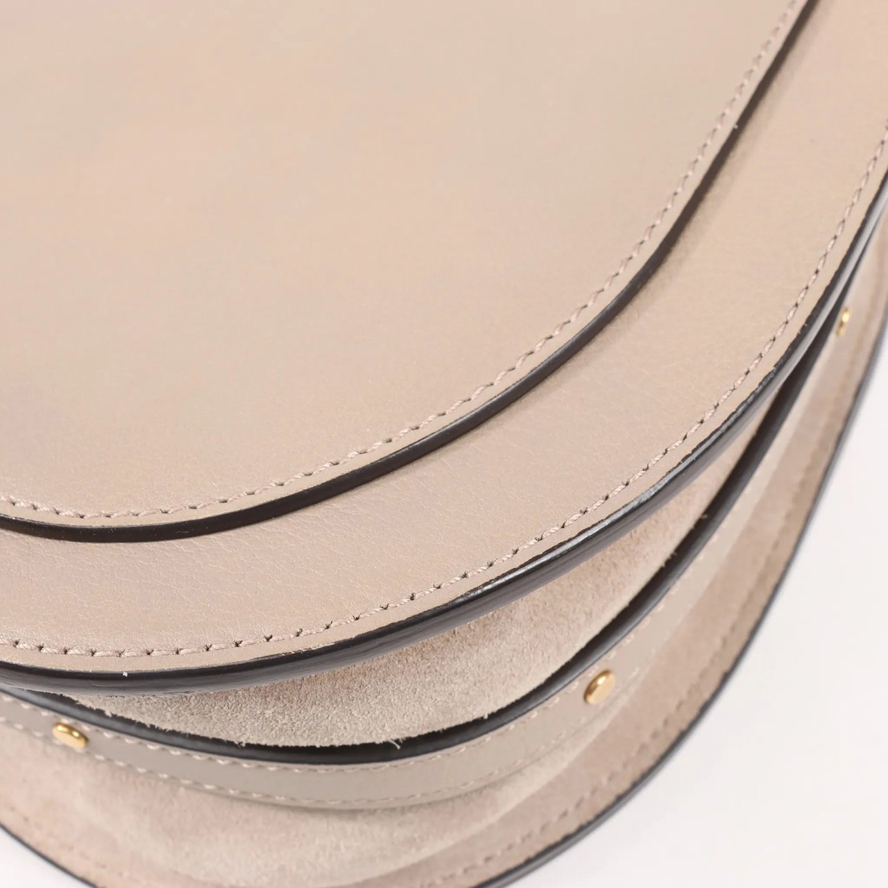 Chloé CHLOE Nile Leather Small 2Way Shoulder Bag in Beige Beige