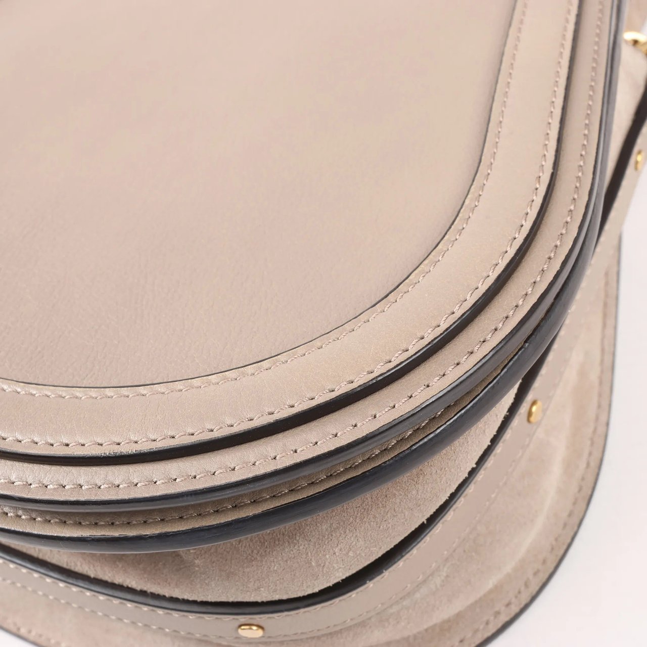 Chloé CHLOE Nile Leather Small 2Way Shoulder Bag in Beige Beige