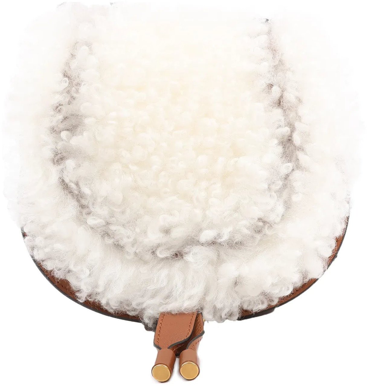 Chloé Chloe Marcie Mini Leather x Boa Crossbody Bag in Brown Divers