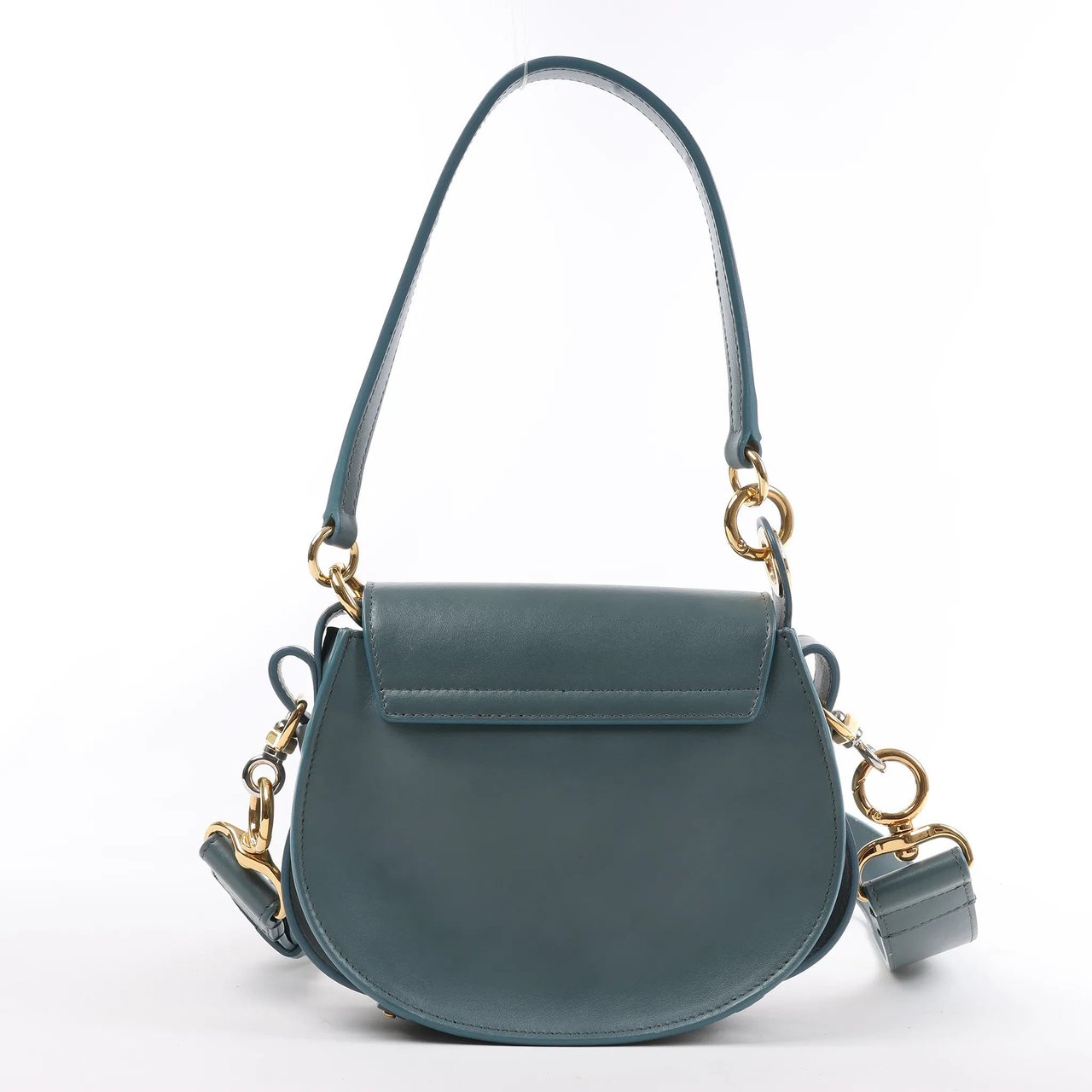 Chloé Chloe Tess Small Leather 2Way Handbag in Blue Blauw