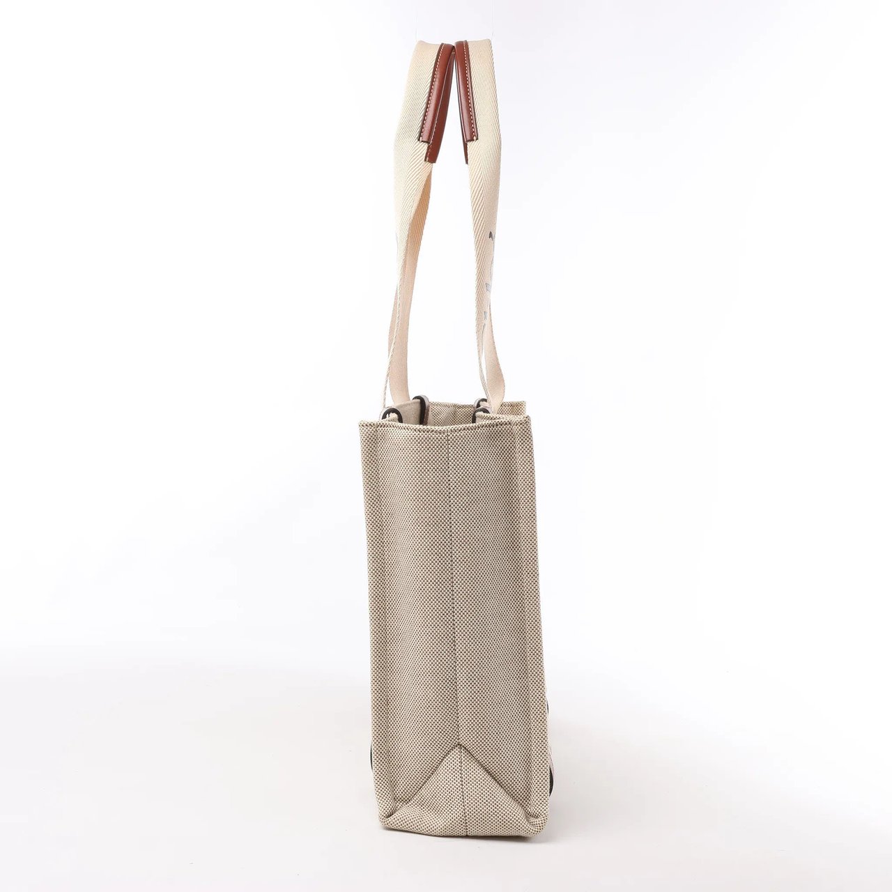 Chloé CHLOE Woody Medium Canvas & Leather Tote Shoulder bag in Brown Divers