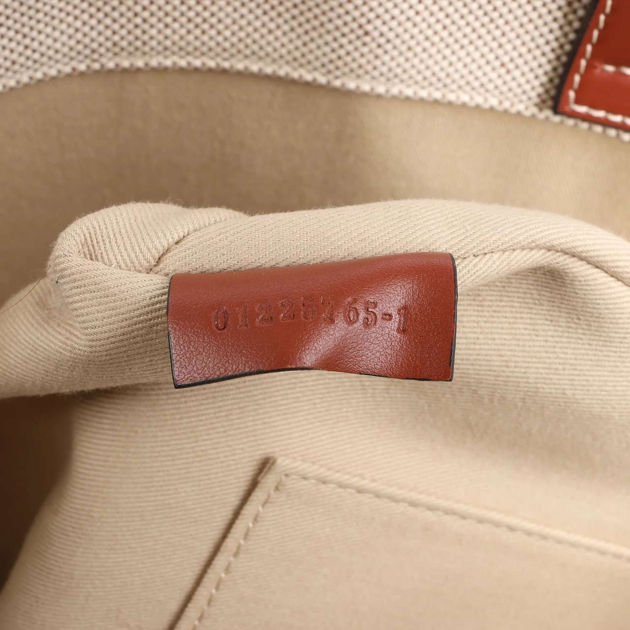 Chloé CHLOE Woody Medium Canvas & Leather Tote Shoulder bag in Brown Divers