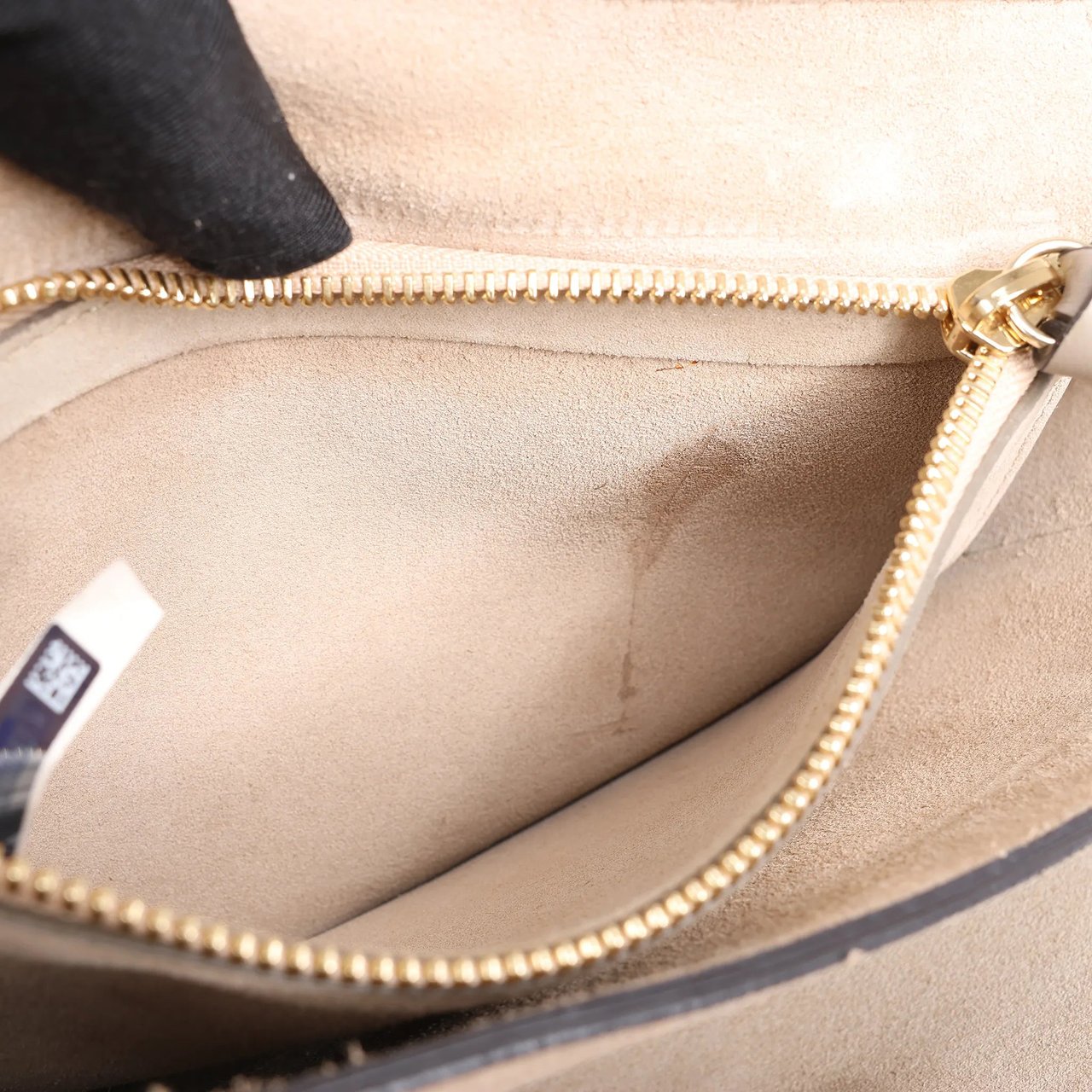Chloé Chloe Faye Suede x Leather Shoulder bag in Greige Grijs