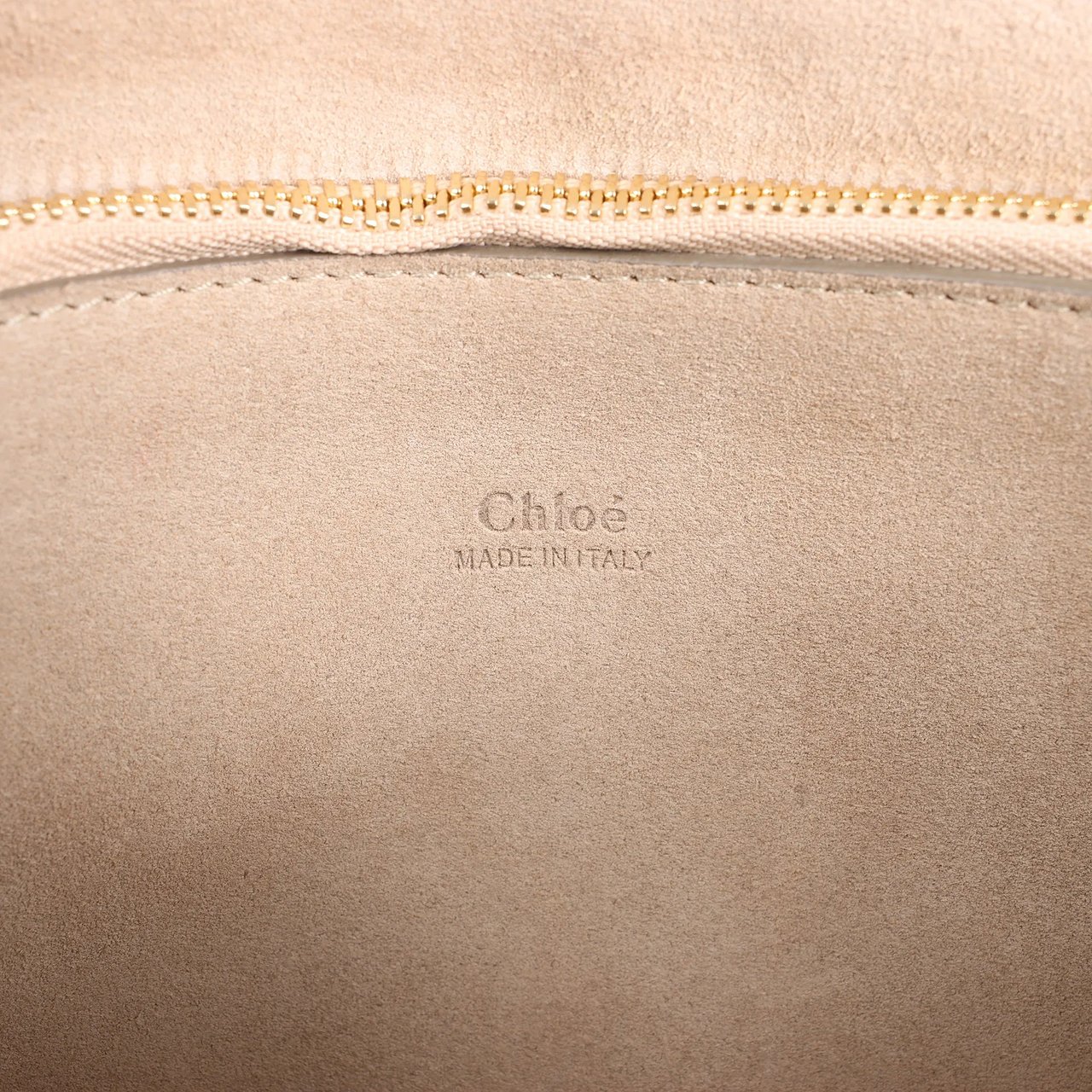 Chloé Chloe Faye Suede x Leather Shoulder bag in Greige Grijs