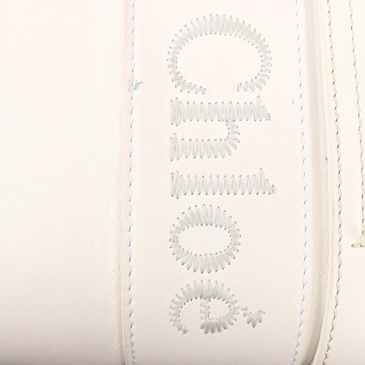 Chloé Chloé Woody Medium Leather Handbag in White Wit