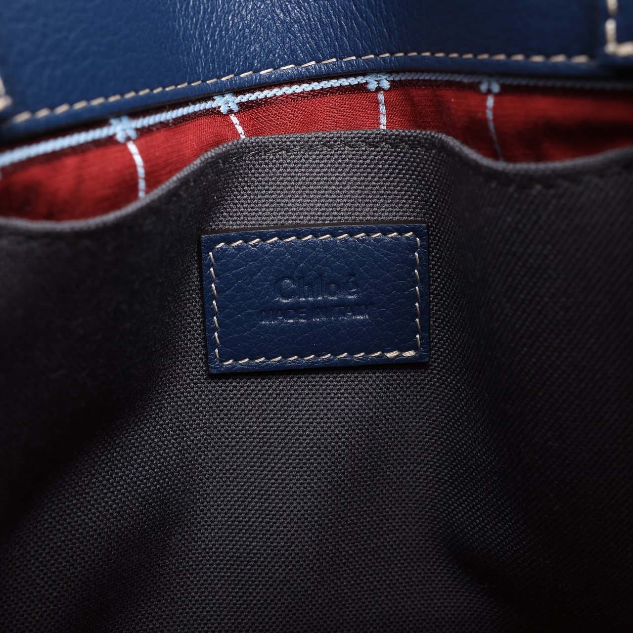 Chloé Chloé Woody Small Wool & Leather 2Way Handbag in Brown Divers