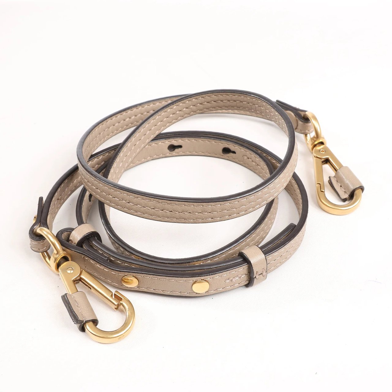 Chloé CHLOE Nile Leather Small 2Way Shoulder Bag in Beige Beige