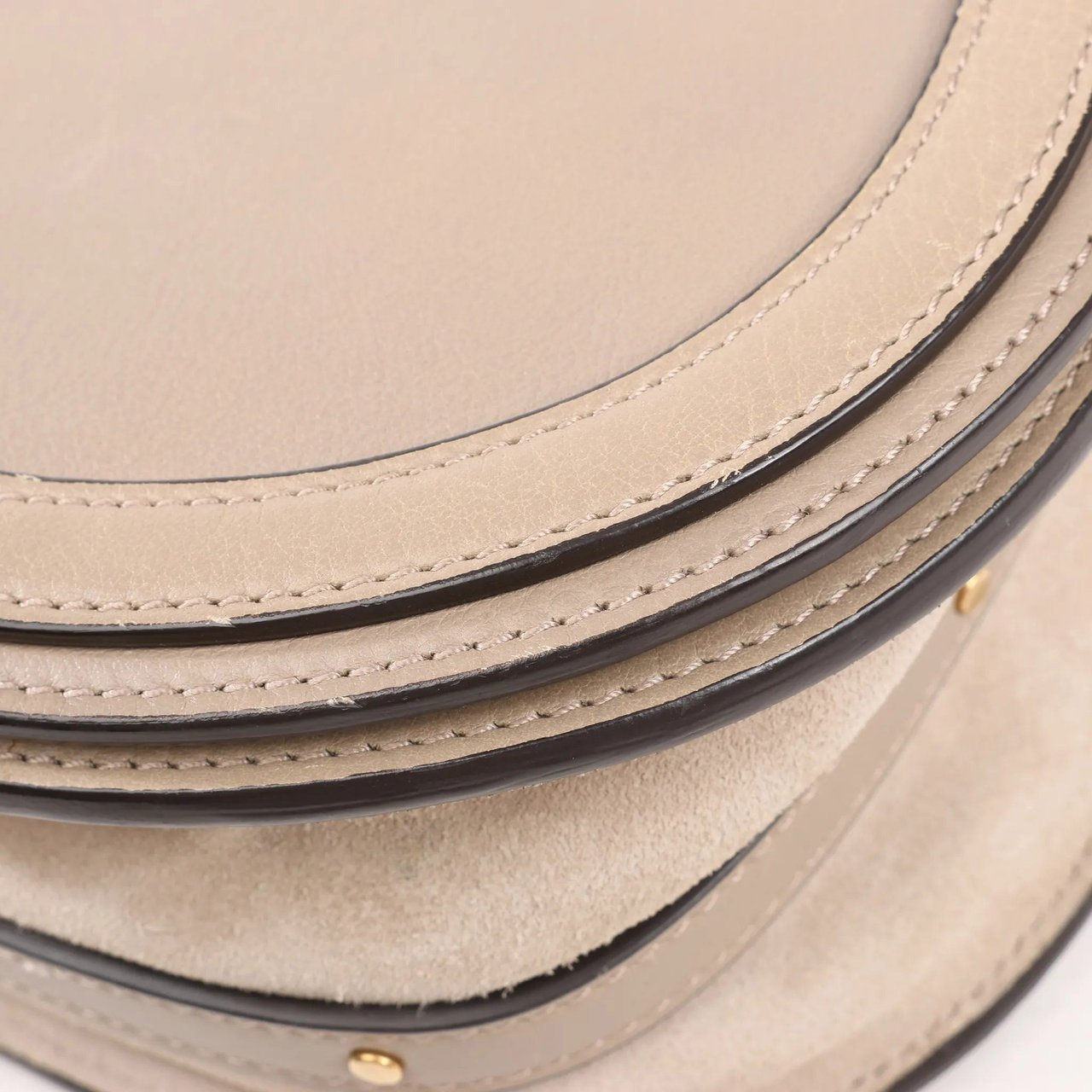 Chloé CHLOE Nile Leather Small 2Way Shoulder Bag in Beige Beige