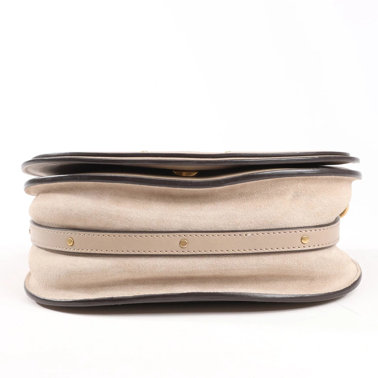 Chloé CHLOE Nile Leather Small 2Way Shoulder Bag in Beige Beige