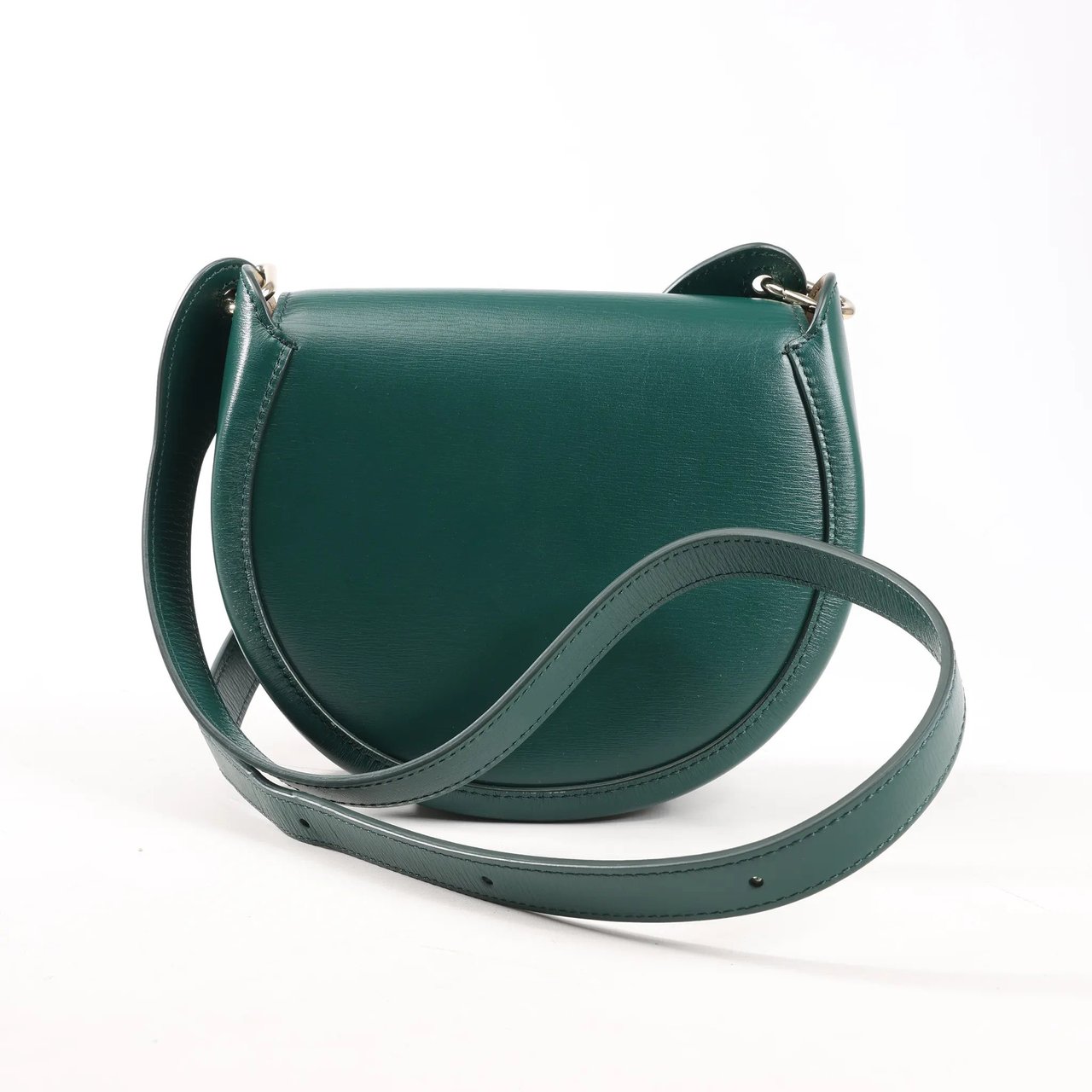 Chloé Chloe Arlène Leather Shoulder bag in Green Groen