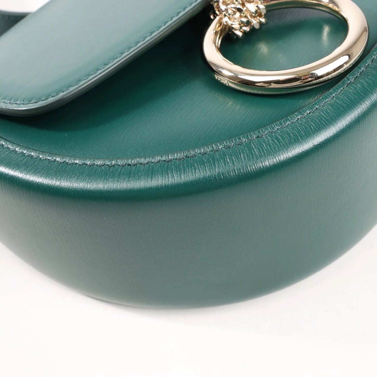 Chloé Chloe Arlène Leather Shoulder bag in Green Groen