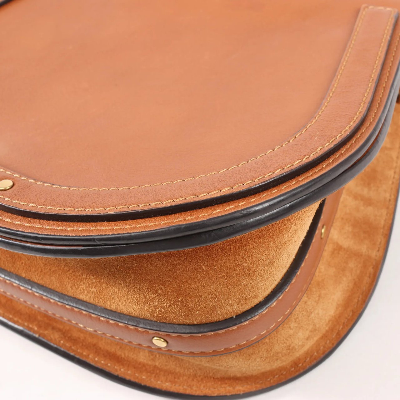 Chloé CHLOE Nile Leather Small 2Way Shoulder Bag in Brown Bruin