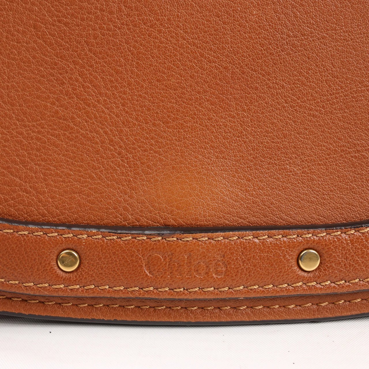 Chloé CHLOE Nile Leather Small 2Way Shoulder Bag in Brown Bruin