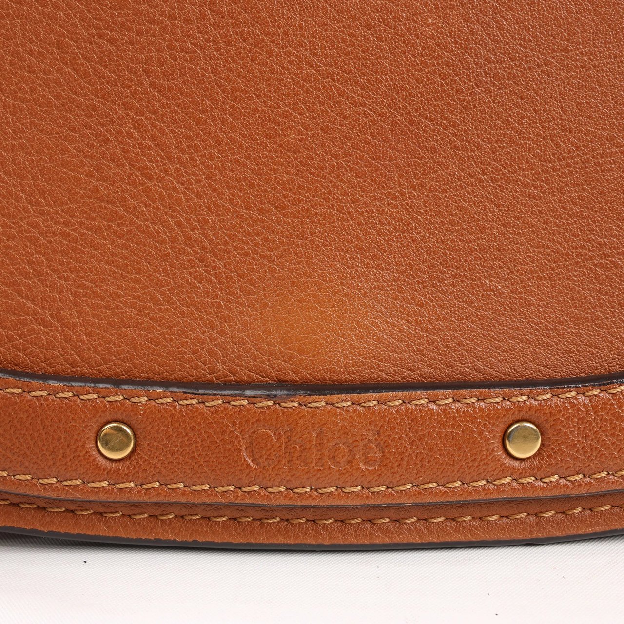 Chloé CHLOE Nile Leather Small 2Way Shoulder Bag in Brown Bruin