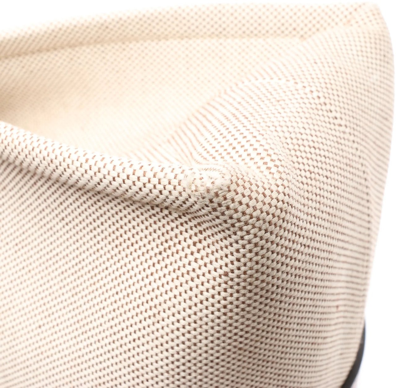 Chloé CHLOE Woody Large Canvas & Leather Tote Shoulder bag in Beige x Brown Beige