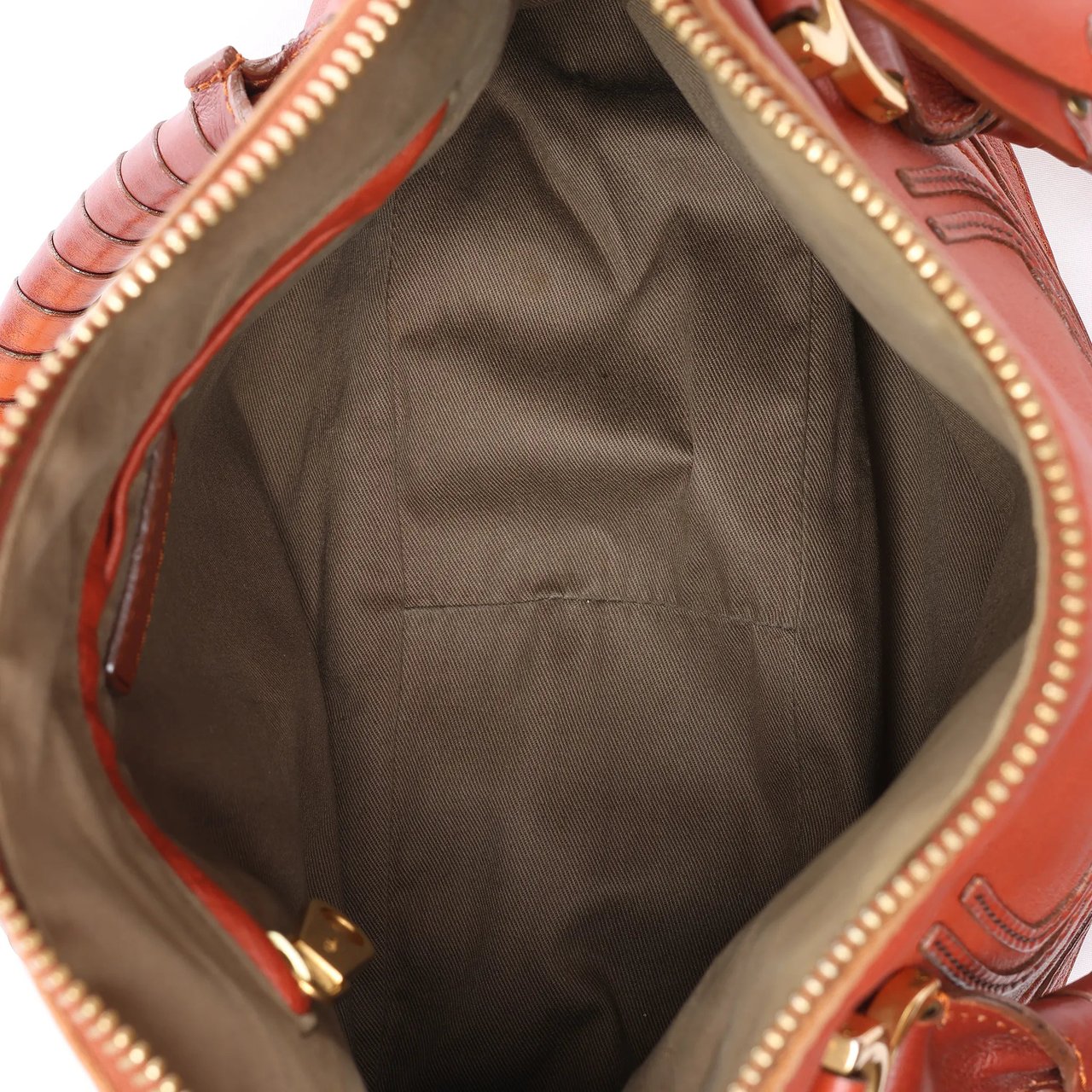 Chloé Chloe Marcie Medium Leather Shoulder Bag in Brown Bruin