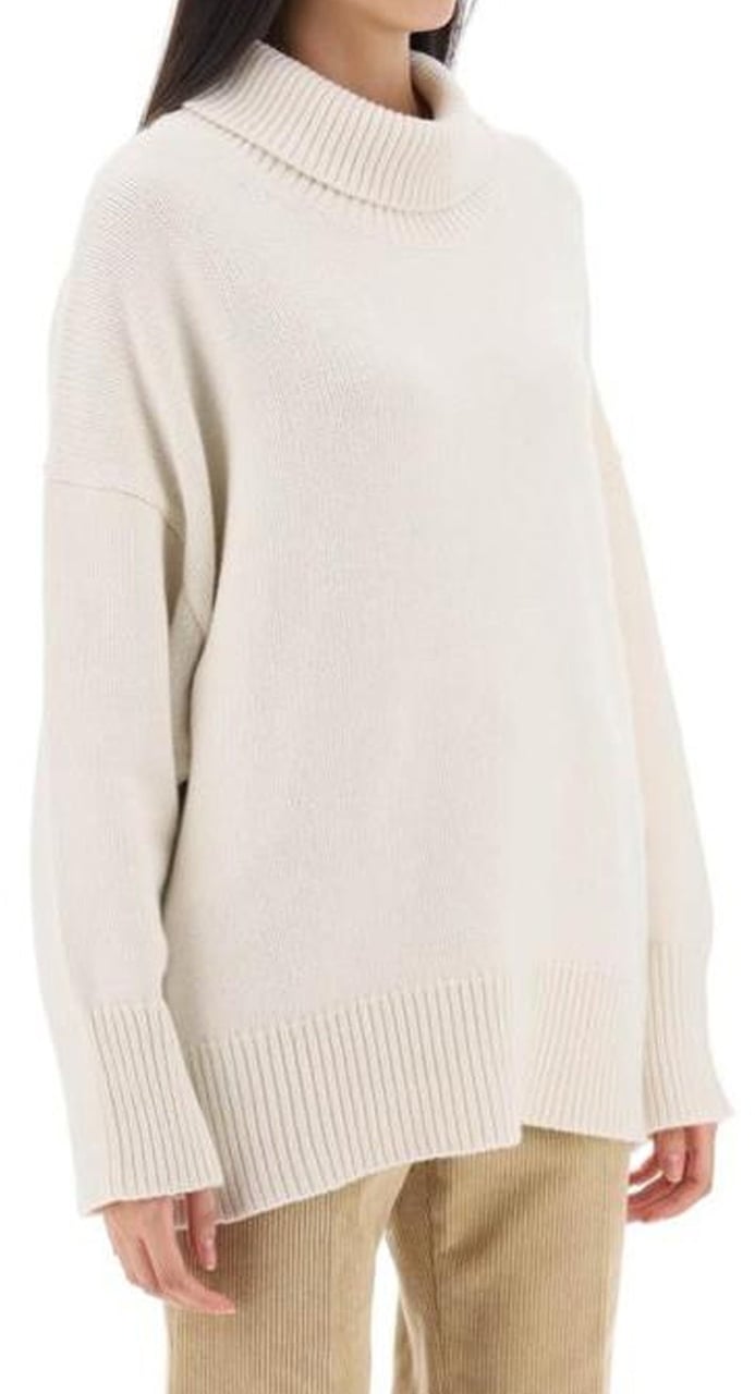 Chloé Cashmere Turtleneck Sweater Wit