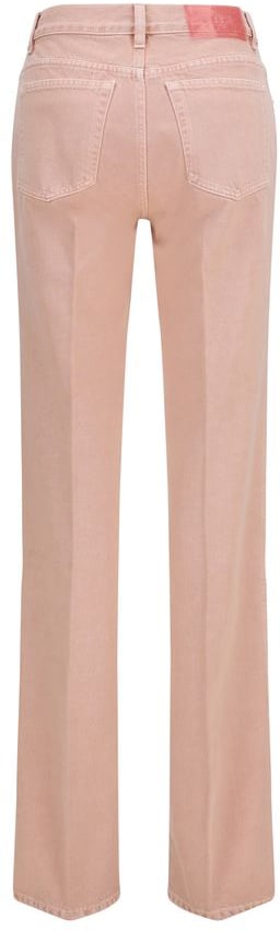 Chloé Multicolor Cotton Straight-Leg Jeans Divers