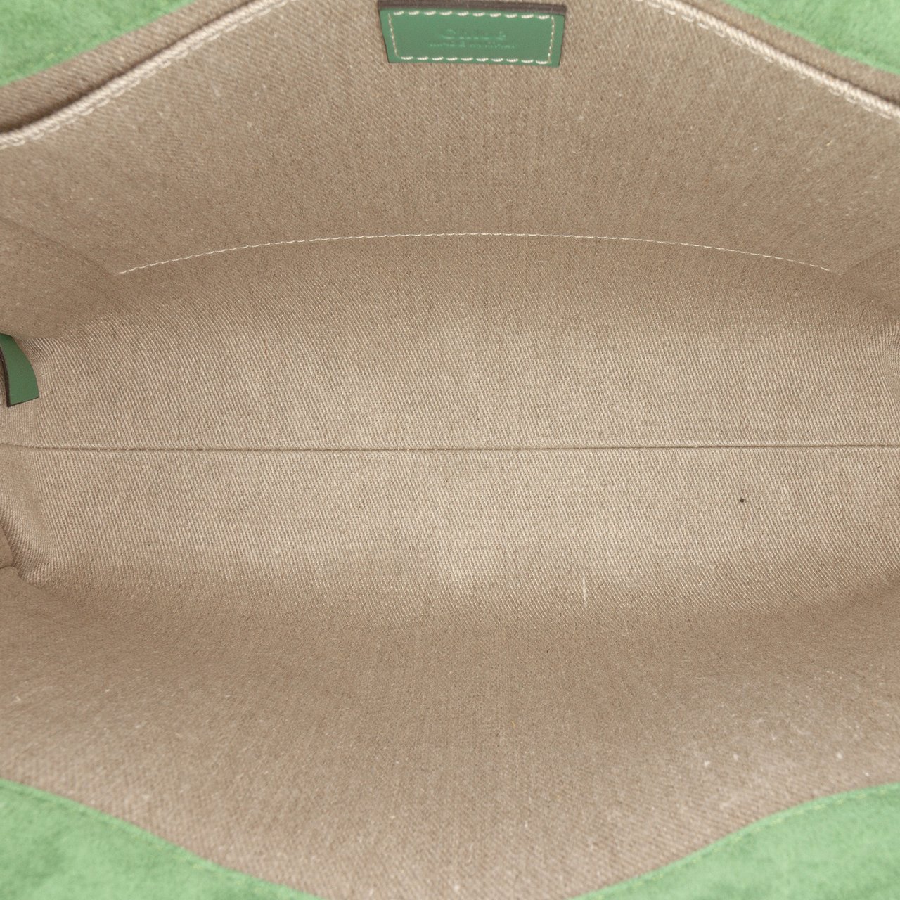 Chloé Medium Suede Woody Tote Groen