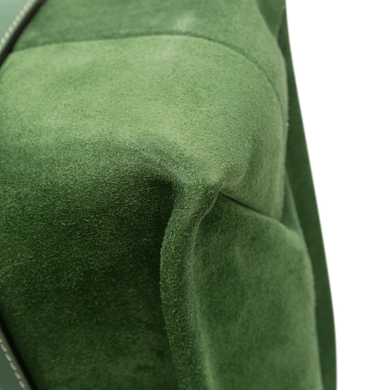 Chloé Medium Suede Woody Tote Groen