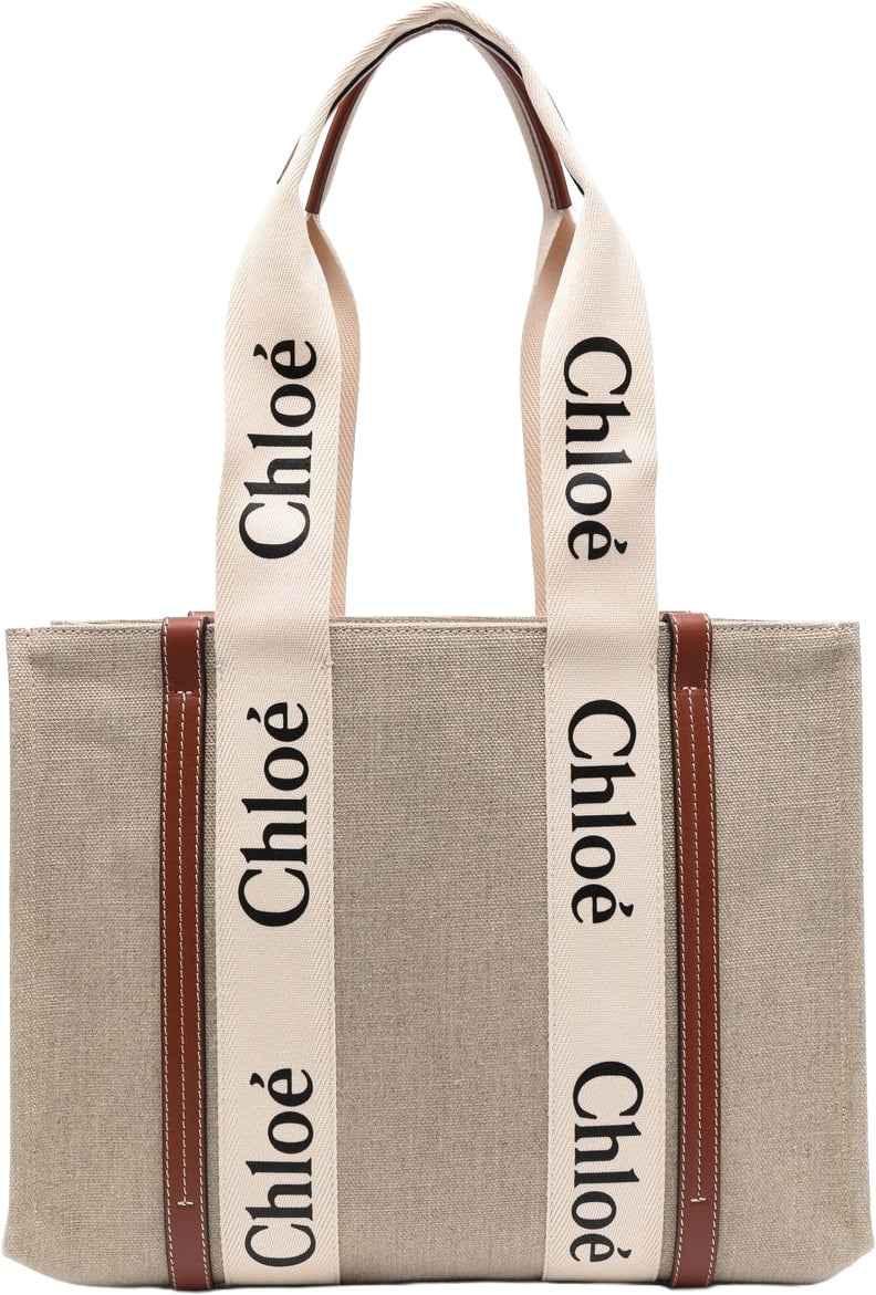 Chloé Bags Leather Brown Beige