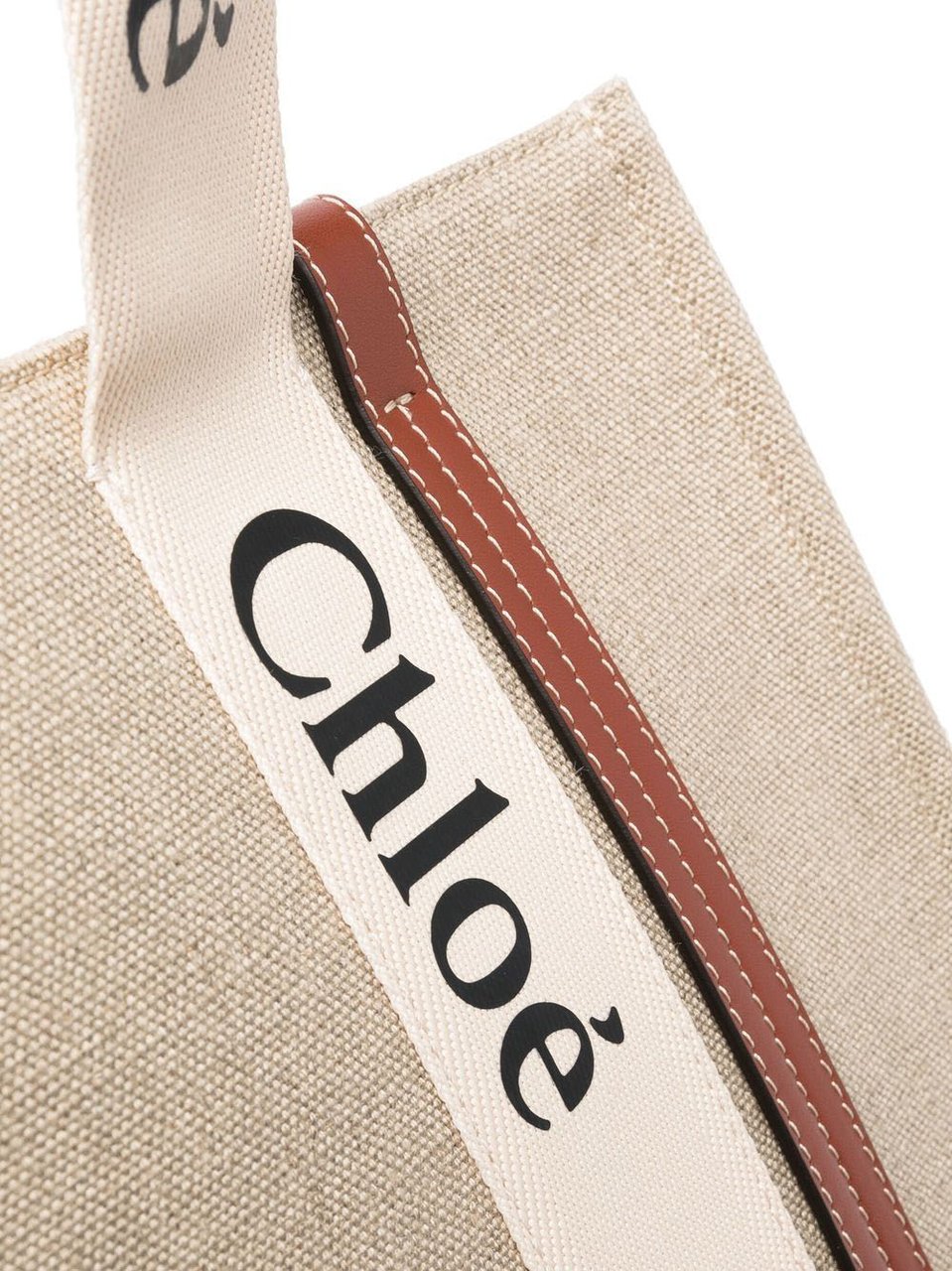 Chloé Bags Leather Brown Beige