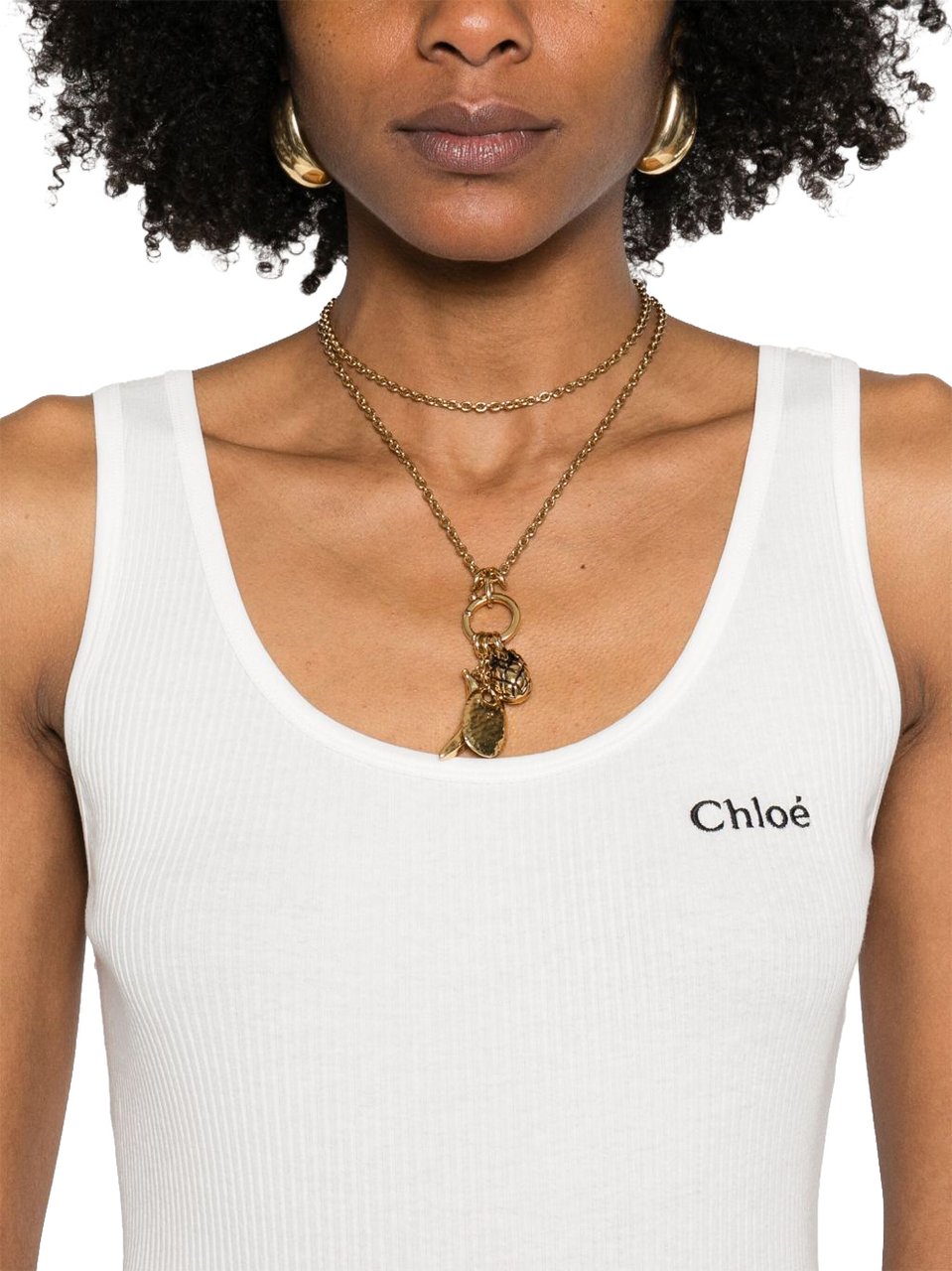 Chloé Top Bianco Wit