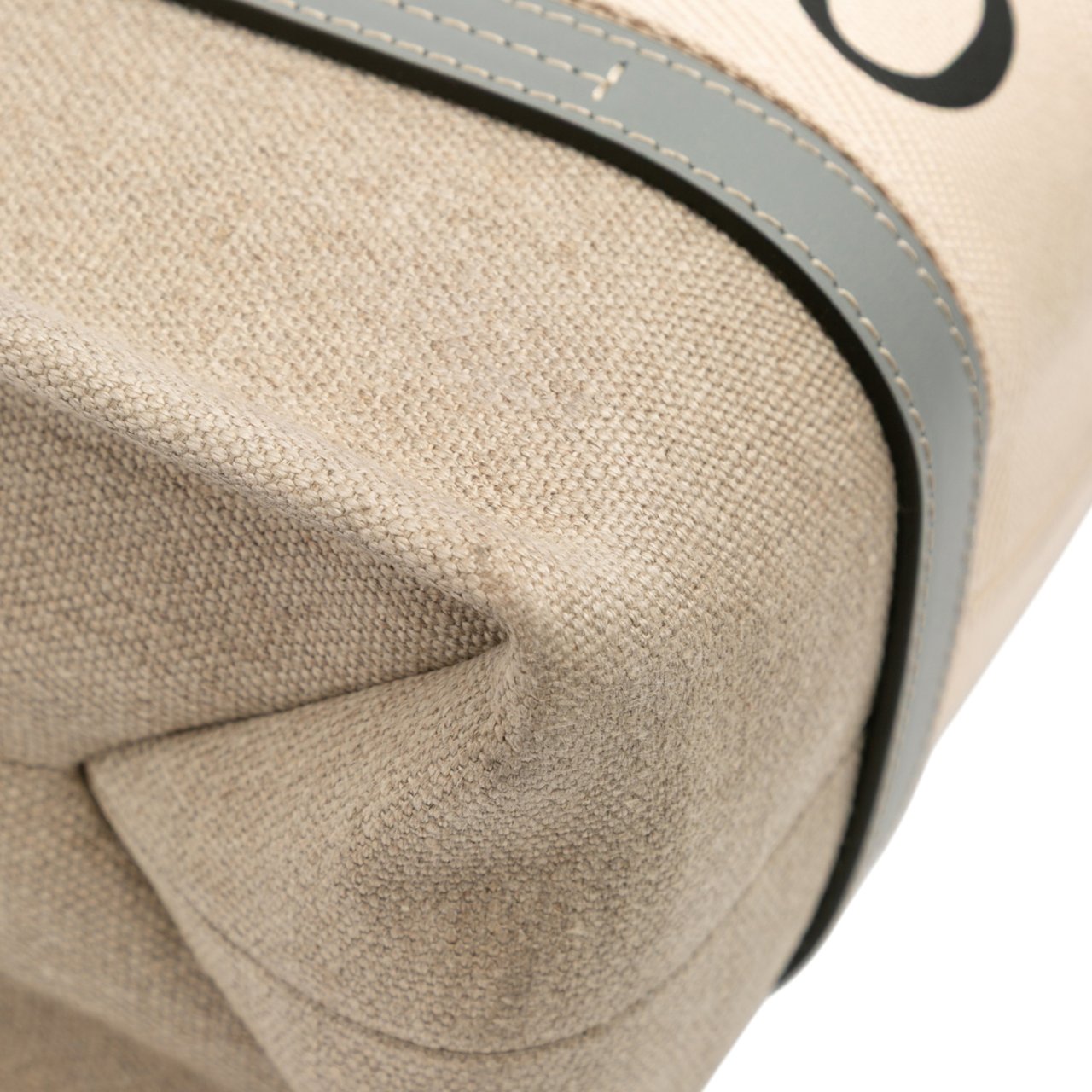 Chloé Medium Canvas Woody Tote Bruin