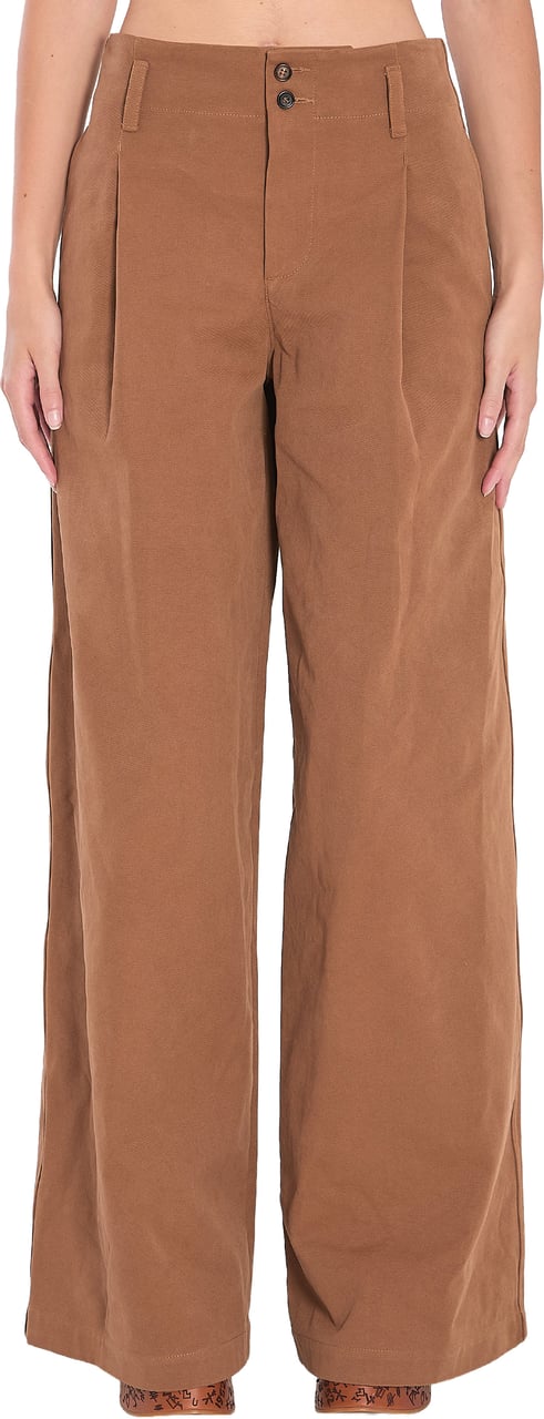 Chloé Wide-leg Trousers Bruin
