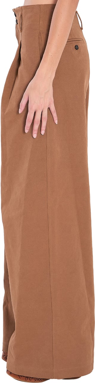 Chloé Wide-leg Trousers Bruin