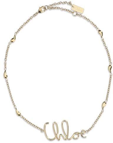 Chloé Gold Brass Bracelet Goud