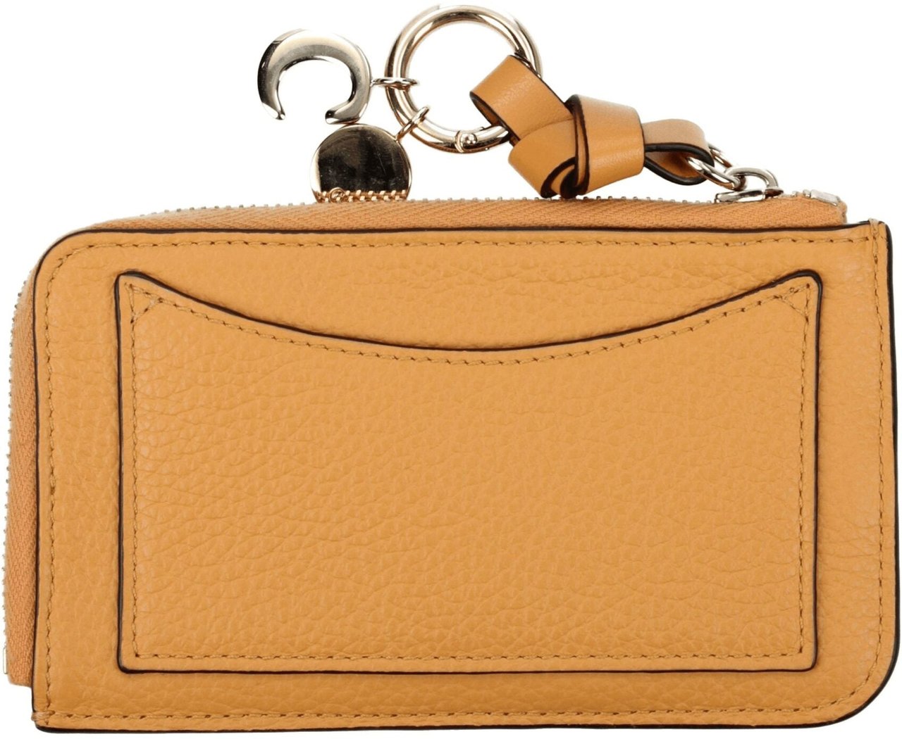 Chloé Chloé Orange Leather Wallet Oranje